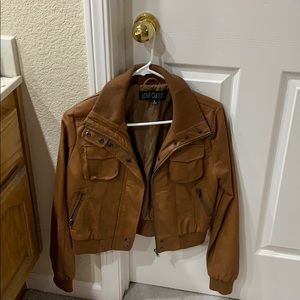 Brown leather Jacket